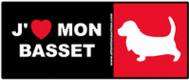 J'aime mon basset hound